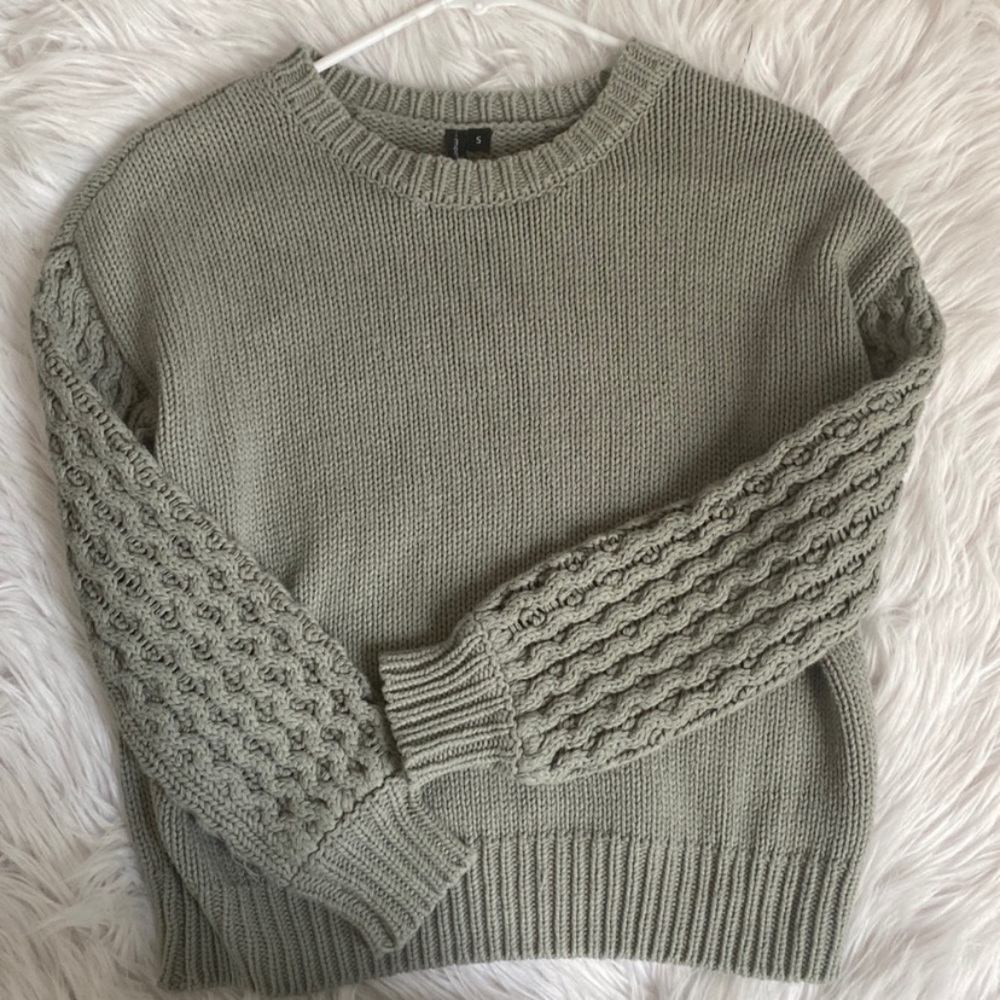 Green sweater